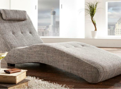 Chaiselongue Relaxliege Loungesofa Chesterfield Couch Sofa Liege Textil